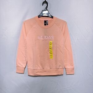 Adidas Womens S Crewneck Sweatshirt Hazcor Pink Long Sleeve Soft Cotton Pullover